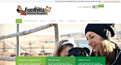 Desktop Screenshot of foothillsanimalhospital.ca